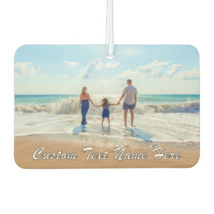 Your Favourite Photo Air Freshener with Custom Tex