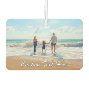 Your Favourite Photo Air Freshener with Custom Tex