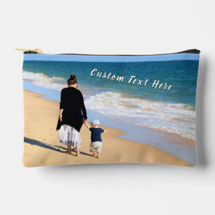 Your Favourite Photo and Custom Text Personalised Accessory Pouch