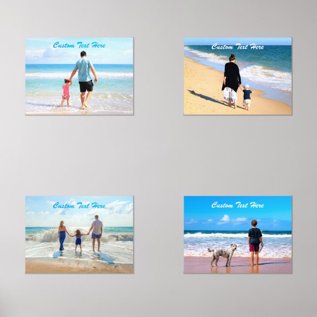 Your Favourite Photos Wall Art Set with Custom Tex (Front)