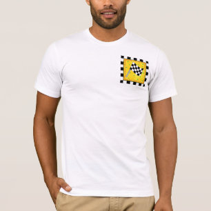 Your Favourite Race Team Chequered Flag Custom T-Shirt