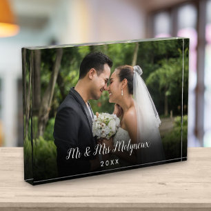 Your Favourite Wedding Photo Script Name Date Block