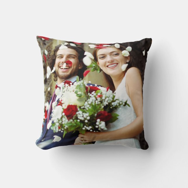 Your Favourite Wedding Photos Cushion (Front)