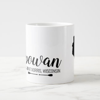 Your Favourite Wisconsin Lake With Canoe Paddles Large Coffee Mug