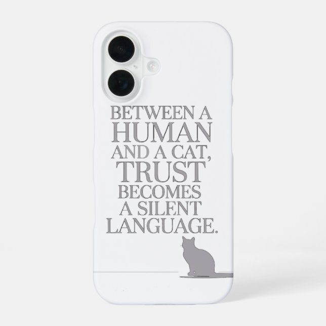 Your Feline Friend iPhone 16 Case (Back)