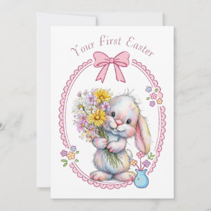 Your First Easter Flat Note Card