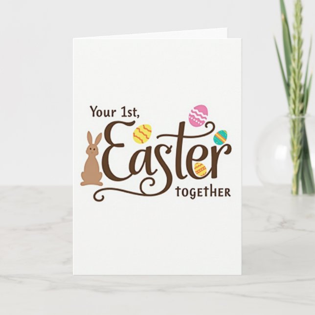 Your First Easter Pattern Card (Front)