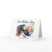 Your First Mother's Day personalised photo &Quote 