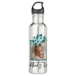 Your First Mother's Day Rose Greenery 710 Ml Water Bottle