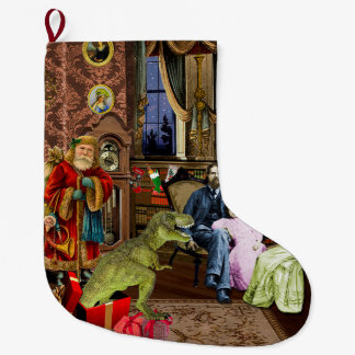 Your first T-Rex Large Christmas Stocking