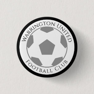 Your Football Club Name 3 Cm Round Badge