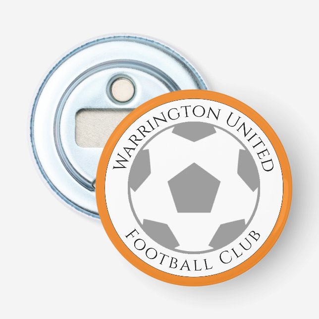 Your Football Club Name Bottle Opener (Front)