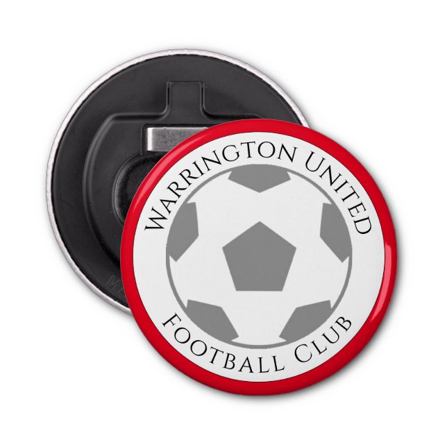 Your Football Club Name Bottle Opener (Front)