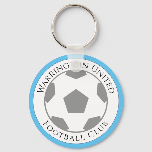 Your Football Club Name Keychain (Front)