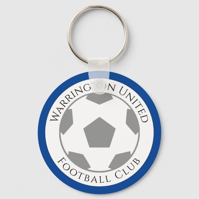 Your Football Club Name Keychain (Front)