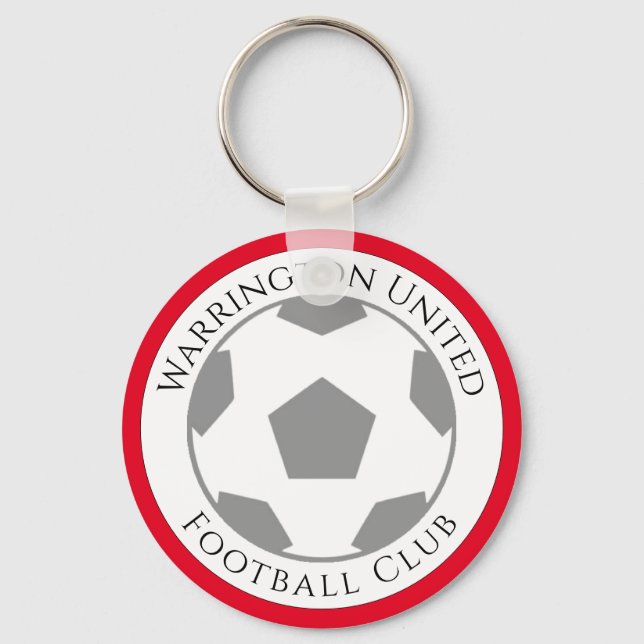 Your Football Club Name Keychain (Front)