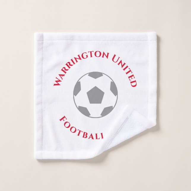 Your Football Club Name Wash Cloth (Wash Cloth)