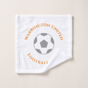 Your Football Club Name Wash Cloth
