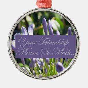 Your Friendship Means So Much Metal Tree Decoration