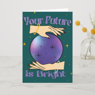 Your Future is Bright Blank Inside Greeting Card