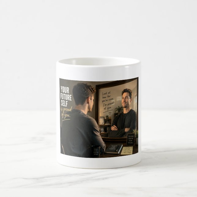 Your Future Self Is Proud of You Coffee Mug (Center)