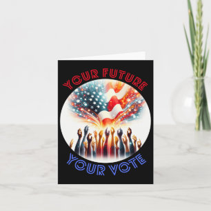 Your Future Your Vote S 2024 Sticker Card