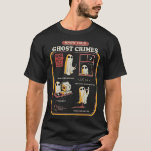 Your Ghost Crimes Funny Halloween T-Shirt