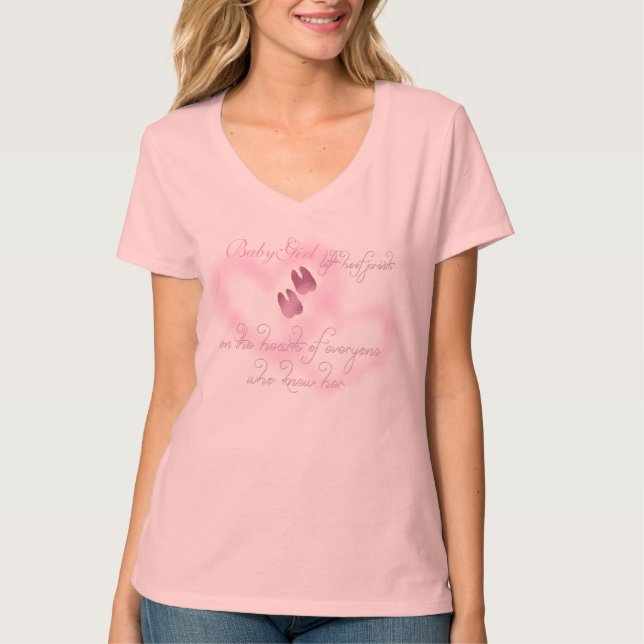 Your Goat's Name Personalised Memory HoofPrints T-Shirt (Front)