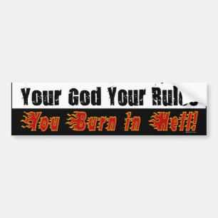 Your God Bumper Sticker