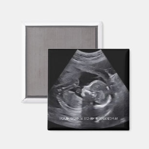 Your Going to be a GRANDMA Pregnant Sonogram PHOTO Magnet