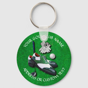 Your Golfer Golf Club Name Golf Club Owner Key Ring