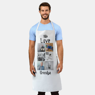Your Grandkids 6 Photo Collage Apron