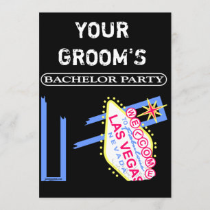 YOUR GROOM'S BACHELOR PARTY INVITATION