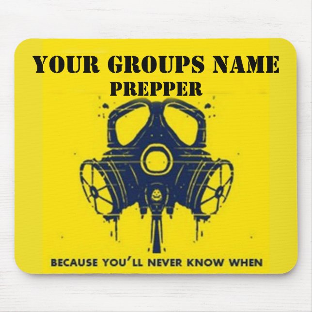 YOUR GROUPS NAME MOUSE MAT (Front)