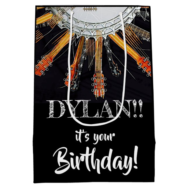 YOUR GUITAR STRINGS IN THE SUN MEDIUM GIFT BAG (Back)