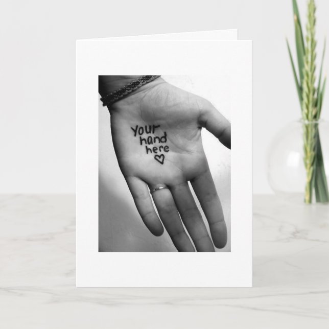 ****YOUR HAND IN MINE****REST OF OUR LIVES HOLIDAY CARD (Front)