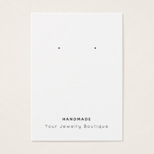 Your Handmade Boutique Earring Display Cards