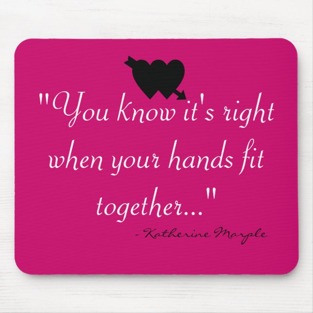 Your Hands Fit mousepad (Front)