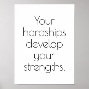 Your Hardships Poster