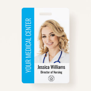 Your Health Care Company Logo Photo ID Badge