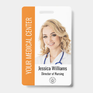 Your Health Care Company Logo Photo ID Badge