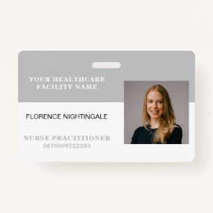 Your Health Care Company Photo ID Badge