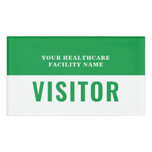 Your Health Care Company Photo Visitor ID Badge