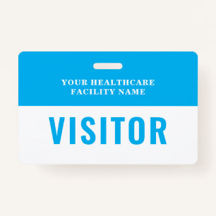 Your Healthcare Company Photo Visitor ID ID Badge