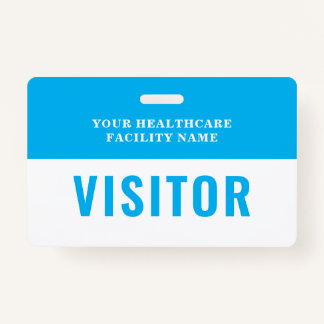 Your Healthcare Company Photo Visitor ID ID Badge