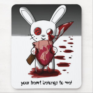 your heart belongs to me! mouse mat