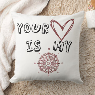 Your Heart is my Compass Cushion