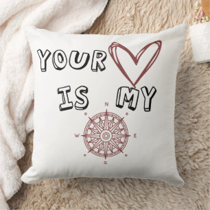 Your Heart is my Compass Cushion