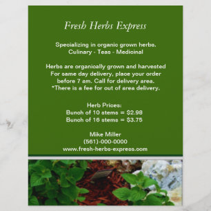 Your Herb Business Flyer