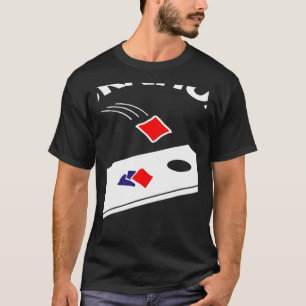 Your Hole Is My Goal Cornhole Team Bean Bag Corn H T-Shirt
